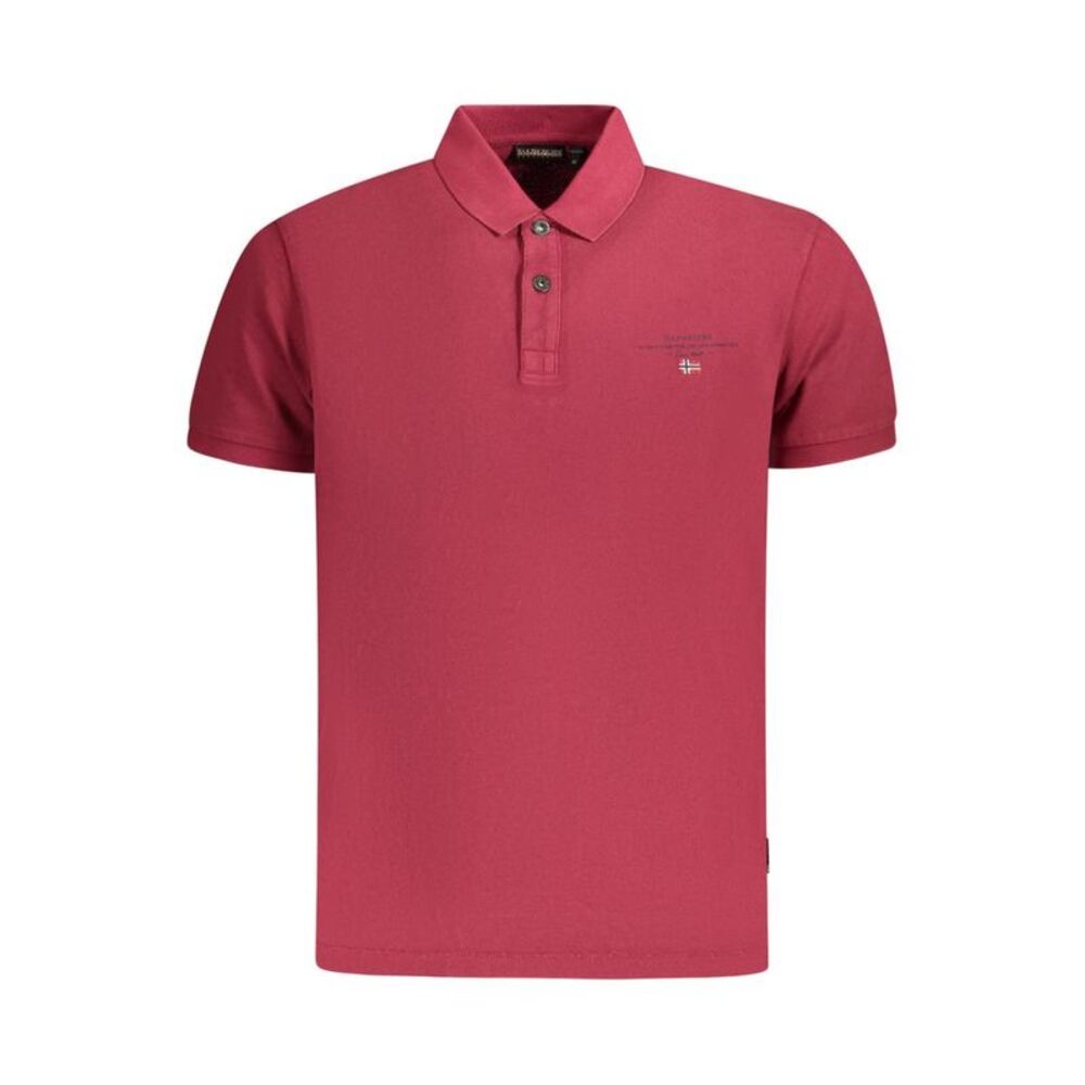 Napapijri Rosso Cotton Mens Men's Polo
